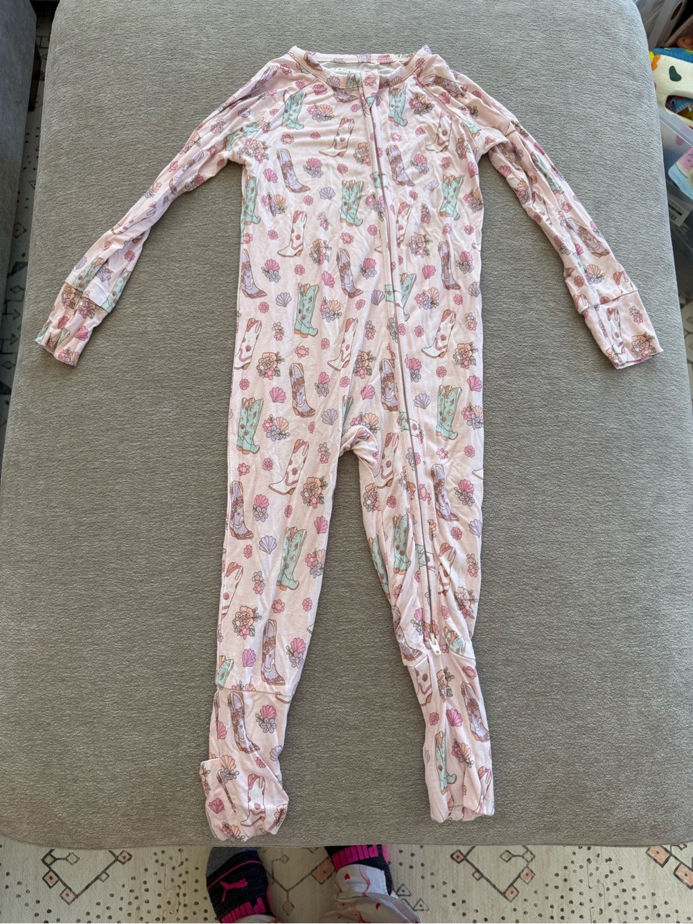 In My Jammers Cowgirl Zippy Pajamas (2T)